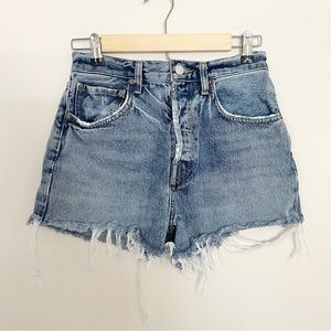AGOLDE High Rise Denim Shorts